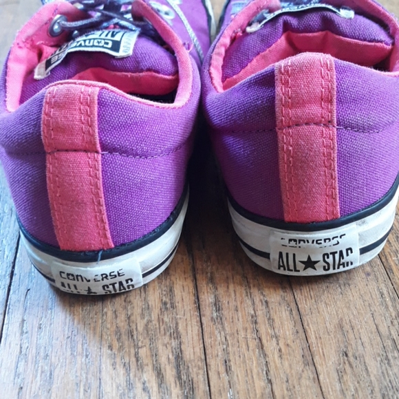 Converse All Star Shoes Purple & Pink Size 5 Adult - Picture 3 of 8